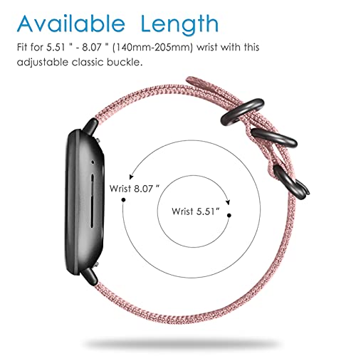 Fintie Pulseira compatível com Fitbit Versa 3 / Fitbit Sense, pulseira de substituição esportiva de
