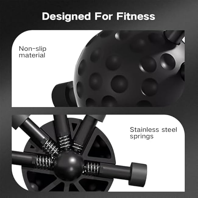 Finger Grip Strengthener, Hand Grip Strengthener Finger Exerciser, Grip Strength Trainer, Adjustable Hand Grip Silicone Grip Strength Trainer for Muscle Building and Injury Recovery, Black