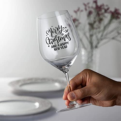 Verres à vin solution cadeau table de Noël et anniversaire duo