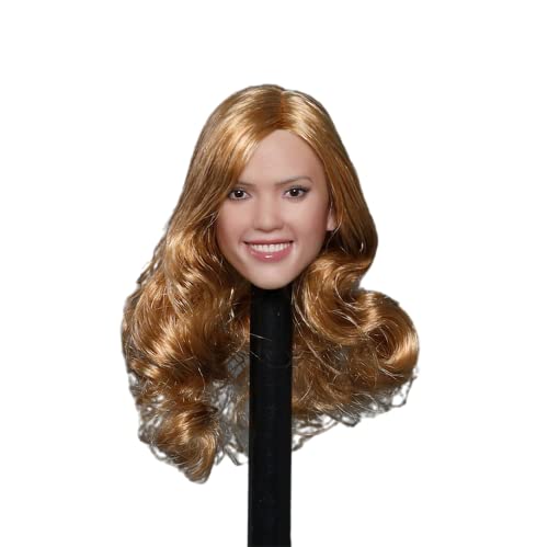 Tête sculpture de beauté avec sourire AMITD GC035A pour poupée mannequin femme 1/6
