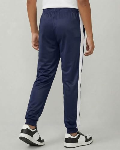 Image of Real Essentials 3 Pack: Boys' Athletic Jogger Sweatpants - Kids Teens Youth Active Sports Pants with Pockets (Sizes 5-18)