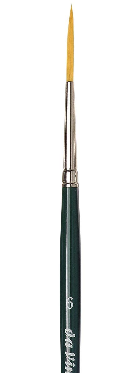 Da Vinci 1270 Series Lettering Brush, Synthetic Fiber, Green, 19.6 x 0.2 x 30 cm, 19.6 x 0.205 x 30 cm - Image 4