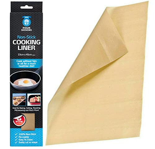 Celino® - Alfombrilla de cocina reutilizable para barbacoa y parrilla, antiadherente, 33 x 45 cm