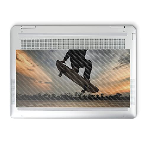 Image of MightySkins Carbon Fiber Skin Compatible with HP Spectre x360 14 inch (2022) Full Wrap Kit - Ollie | Protective, Durable Textured Carbon Fiber Finish | Easy to Apply | Made in The USA