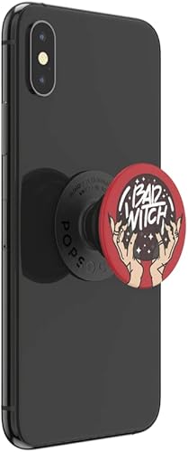 Miniatura 5 de PopSockets Agarre para teléfono con soporte expandible, Halloween PopGrip - Bad Witch