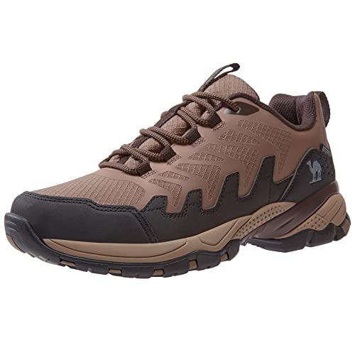 CAMEL Menâs Low Height Non-slip Waterproof Hiking Shoes for Climbing Trailing Trekking Walking