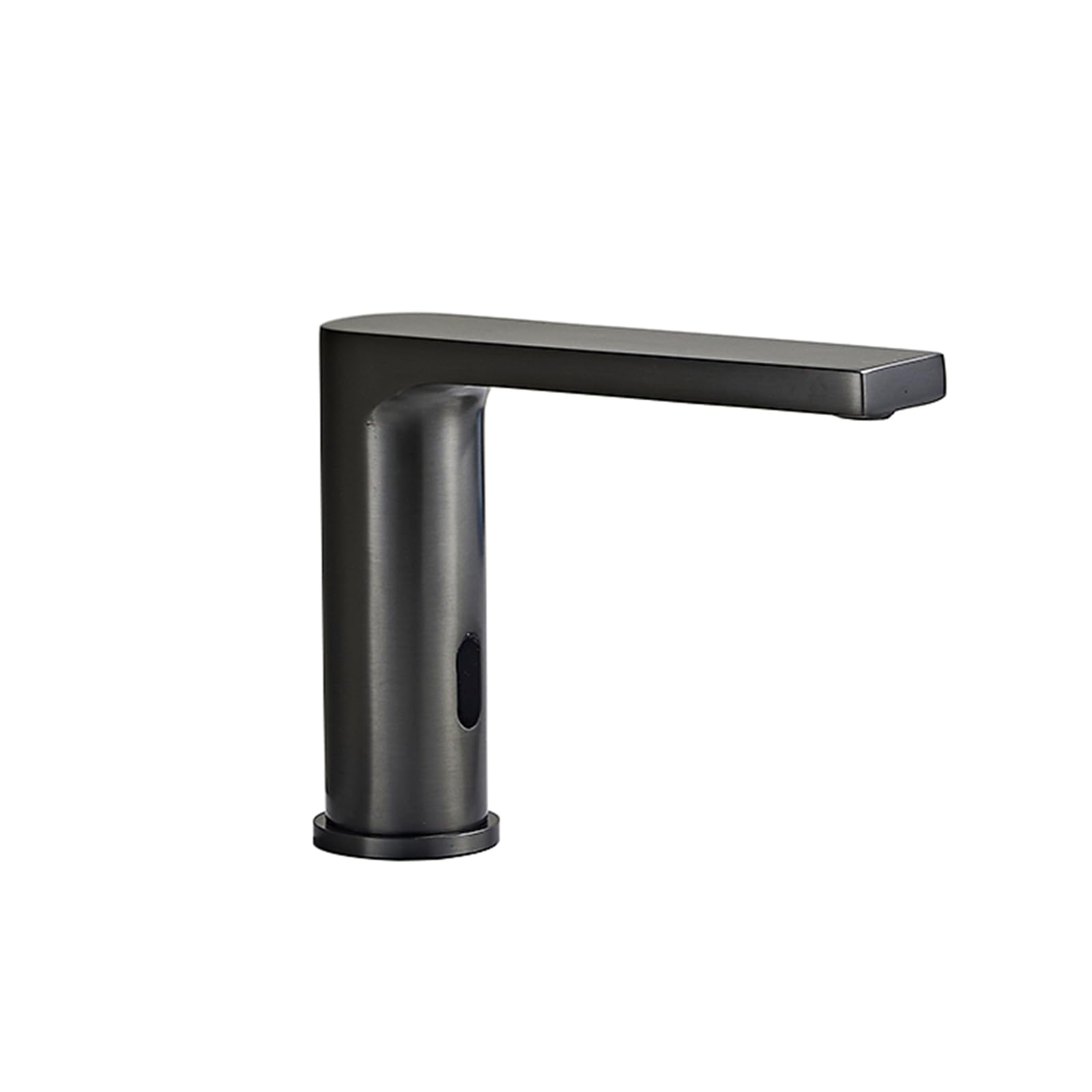 ZYCHSJXA Touchless Basin Tap Bathroom Sink Taps Mixers Battery Hot and Cold Water Mixer Infrared Sensor Faucet Brass,Gun Gray