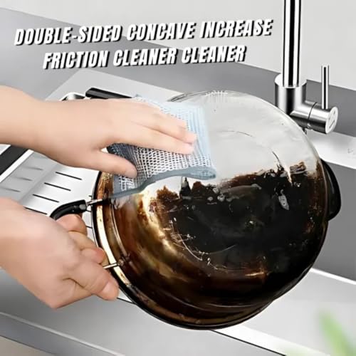 Image of Urbanscape Steel Scrubber for Kitchen - 10-Pack Non-Scratch Dish Wash Scrubber Cloth | Heavy-Duty Stainless Steel Dishwasher for Home | Kitchen Cleaning Cloths & Utensil Gadgets