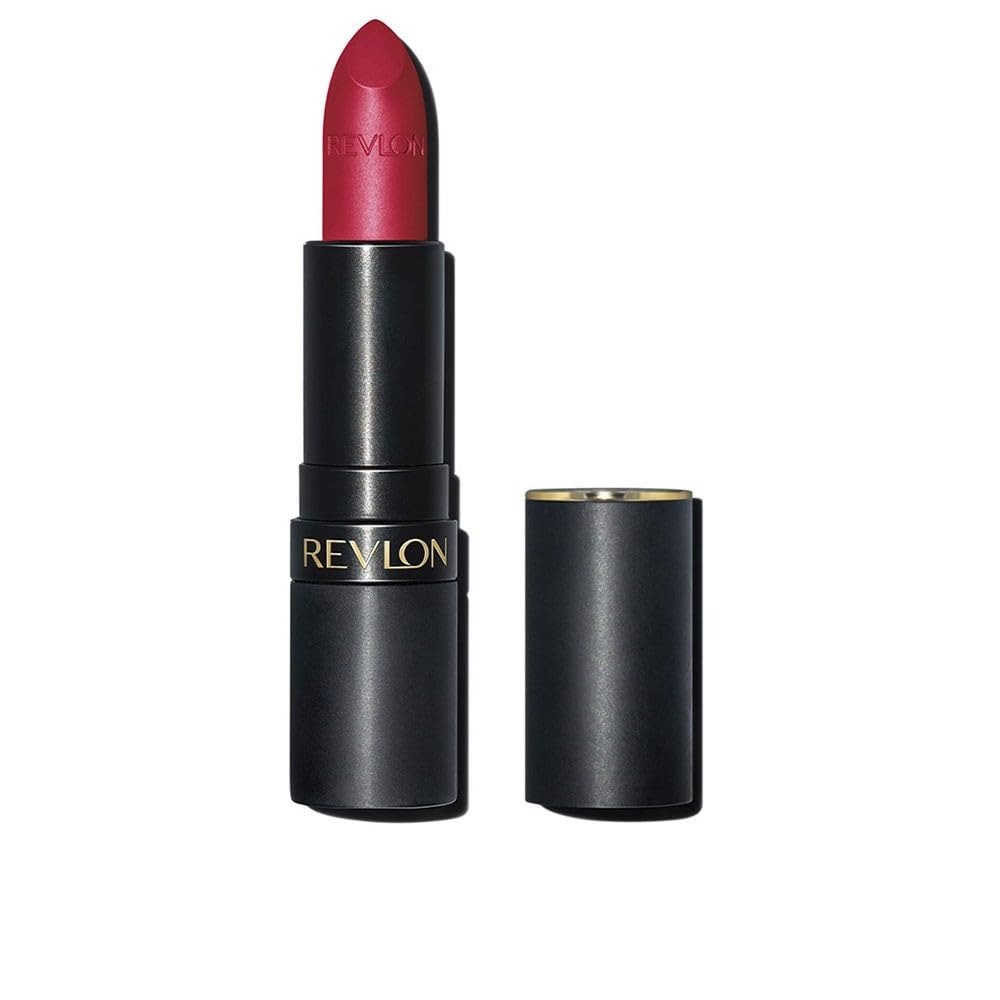 REVLON Super Lustrous The Luscious Mattes Lipstick, in Red, 017 Crushed Rubies, 0.74 oz