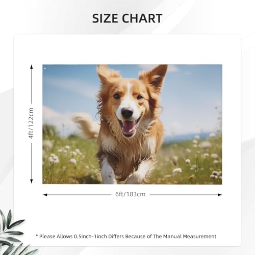 Bannière décorative pour chien double face en polyester robuste qui ne se décolore pas - 2