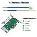 Vogzone 10Gb PCI-E NIC Network Card for Intel X550-T2,2.5GbE/5GbE/10GbE Copper Dual RJ45 Ports,with Intel ELX550AT2 Chip,10GbE PCI Express 3.0 X4 Ethernet Adapter Support Windows/Linux/VMware