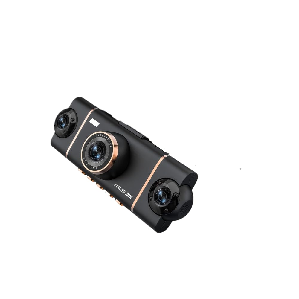 Photo 1 of XYGCACO Dash Cam Front Rear Inside and Left Right, 4K+1080P*3 FHD Car Camera, 5GHz WiFi and App Control, Black