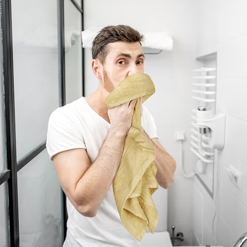 Image of Utopia Towels Cotton Hand Towels, 6 Pack Towels, 700 GSM (Beige)