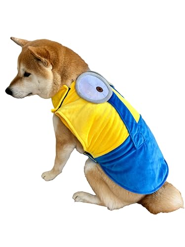ComfyCamper Yellow Jeans and Goggles Dog Costume for Small Me Medium XLarge Cosplay Halloween Costumes 2 2024, L ComfyCamper Yellow Jeans and Goggles Dog Costume for Small Me Medium XLarge Cosplay Halloween Costumes 2 2024, L