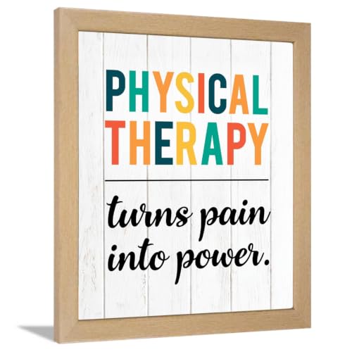 Image of Chaka Chaundh - Physiotherapist Framed Quotes - Physical Therapy Framed Poster for Wall Decor - Physical Therapisits posters for decoration - 14 X 11 inches