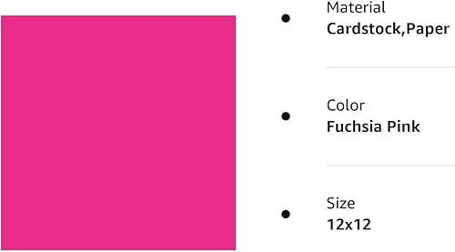 Miniatura 5 de Hamilco Papel de cartulina de color para álbumes de recortes, papel de cartulina de 12 x 12 pulgadas, cubierta de 65 libras, paquete de 25 unidades