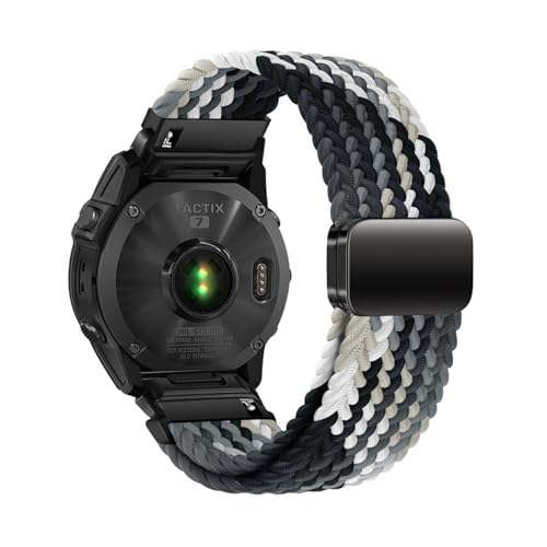 [PLYYQZM] 22/26mm iCoh.Gar min ɍ Fenix 8 7 7X 6 6X Pro 5 5X Plus MARQV[Y/Tavtix 7pro p QuickFi uXbgɓKp(Grey camouflage