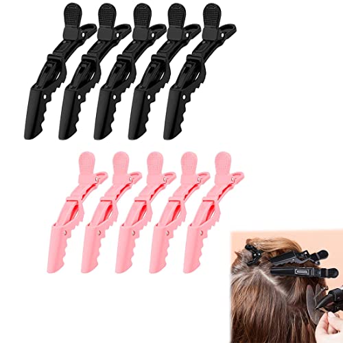 6 Pz/lotto Plastica Coccodrillo Fermagli Per Capelli Parrucchiere Morsetti Artiglio Sezione Barbiere Strumenti Per Lo Styling Per Salone Accessori Forcina - Foto 13