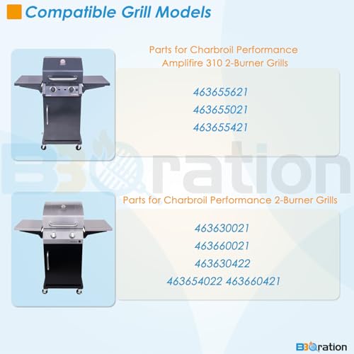 Image of G325-5701-W1 Grease Tray with Catch Pan for Charbroil Performance 2 Burner 463630021 463660421 463630422 463660021 463655021, Drip Pan for Charbroil Grease Tray Replacement
