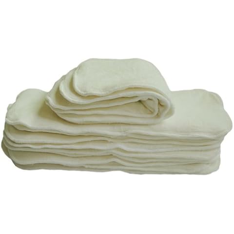 ALVABABY forros de bambú viscosa reutilizables para pañales de Tela Cover