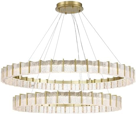 Minka Lavery 2419-695-L Sevryn Chandelier, Integrated LED, Soft Brass