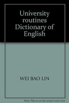 Paperback University routines Dictionary of English Book