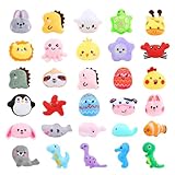 Skirfy Mini Animal Plush Toy Set 30pcs Claw Machine Prizes for Kids Easter fillers for Kids Boys Girls
