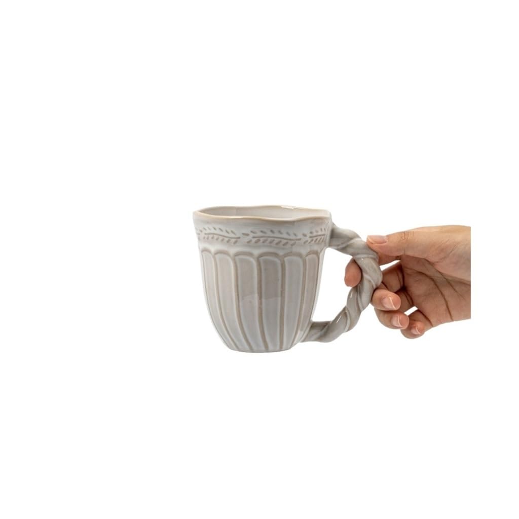 Frühstücks Latte Kaffeebecher Kaffeetasse Retro Keramiktasse Home Frühstück Haferflocken Tasse Wassertasse