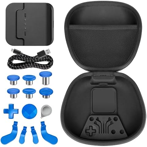 Component Pack for Xbox Elite Wireless Controller Series 2 ,Includes 1 Carrying Case 1 Controller power cord 1 Dock, 4 Paddles, 2 DPads,6 Thumbsticks,1Tool, for Xbox One Elite Series 2 Cover