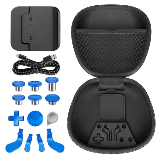 Image of Component Pack for Xbox Elite Wireless Controller Series 2 ,Includes 1 Carrying Case 1 Controller power cord 1 Dock, 4 Paddles, 2 DPads,6 Thumbsticks,1Tool, for Xbox One Elite Series 2