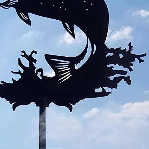 Girouette avec indicateur de direction du vent précise et fluide en acier - 3