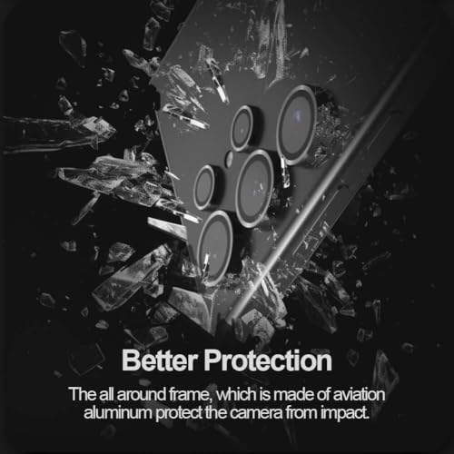 Image of Samsung Galaxy S24 Ultra Camera Lens Protector | Camera glass protector guard for S24 Ultra 3D /HD (PACK OF 1)