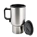 Travel Coffee Mugs, Vinmax Stainless Steel Travel Coffee Mug Cup Heated Thermos with Handle for Heating Water, Coffee, Tea Milk,16 Ounce 12V Father's Day Mother's Day gifts