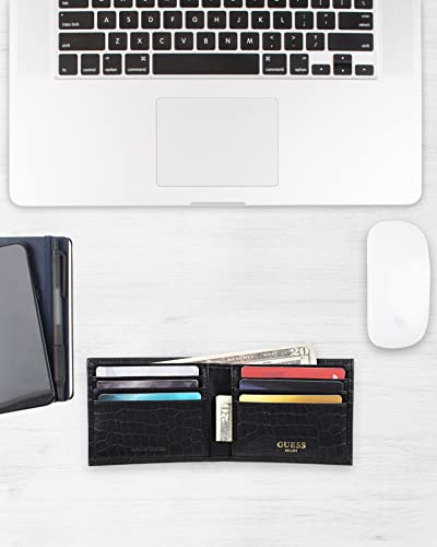 Image of Guess Men's Leather Slim Bifold Wallet