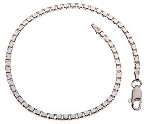 Hochwertiges Venezianerkette Armband 2,5mm Breite - 925 Silber, Länge wählbar 16-25cm