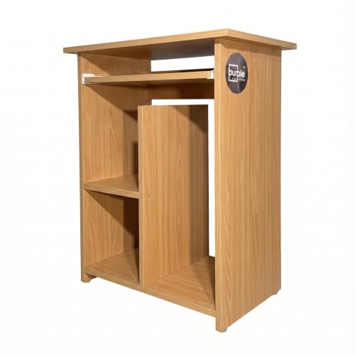 Image of Purple Furniture Engineered Wood Elite Home Office Computer Table,Study Desk,Writing Desk and Lap Desk for Students,Kids and Adults(Matte Finish, Do-It-Yourself, Small) (Beech Wood)