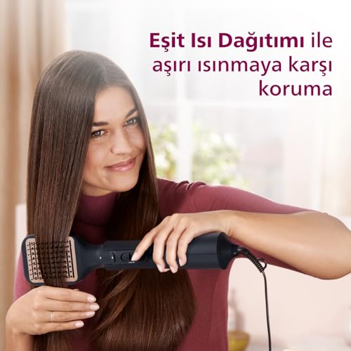 Philips AirStyler Serie 5000 – Haarstyler mit 5 Styling-Aufsätzen (Modell BHA530/00)