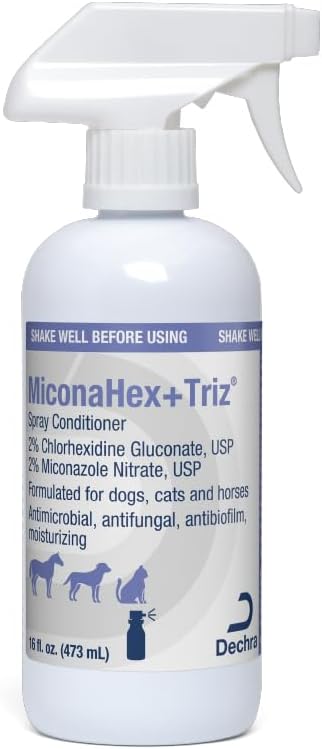 MiconaHex+Triz Spray for Dogs, Cats and Horses, 16 fl oz