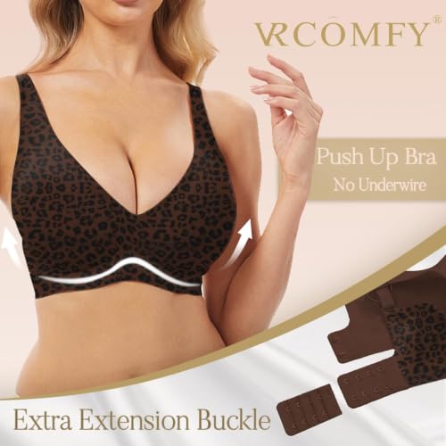 The Best Jelly Bra for Large Breasts (Finally, Support That Doesn't Fight You Back) 13 VRCOMFY Womens Jelly Bras Plunge Wireless Bralette Tshirt Comfortable Bras