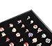 Wudygirl Ring Holder 100 Slots Ring Organizer Stackable Jewelry Tray for Drawer(100 Slots Ring)