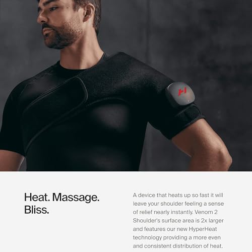 Image of Hyperice Venom 2 Right Shoulder Heated Vibration Massage Therapy Recovery