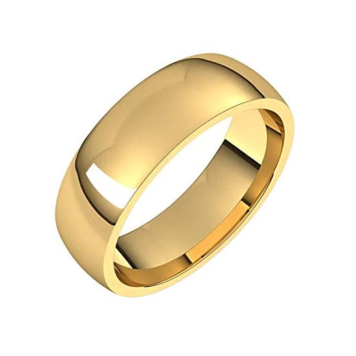 Solid 18k Yellow Gold 6mm Comfort Fit Wedding Band Ring Classic Plain Traditional - Size 8.5