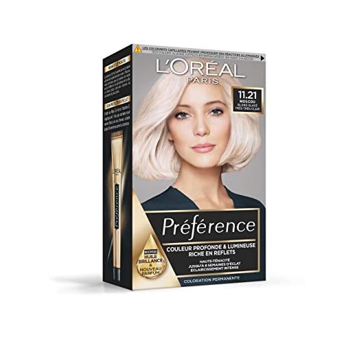 L'Oréal Paris Préférence Coloration Permanente Cheveux, Nuance : Moscou (11.21), Blond Glacé Très Très Clair