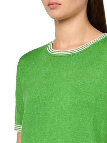 Image of Nautica Women's Crew Neck Solid Short Sleeve Sweater