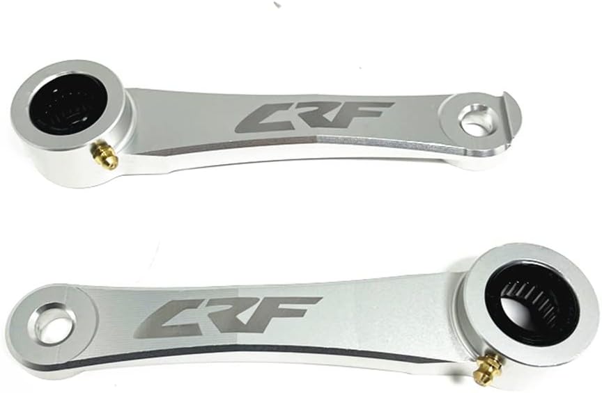 CRF450L -1.5"Lowering Link Rear Drop Link Compatible With CRF450RL CRF 450L 2019-2024 CRF250R 250RX 2018-2024 CRF 450R 450RX 2017-2024 CNC Motorcycle Rear Suspension Linkage Arm Kit (Red)