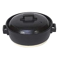 マルヨシ陶器(Maruyoshitouki) 土鍋 STYLE BROWN 8号 セラミック加工IH M1079