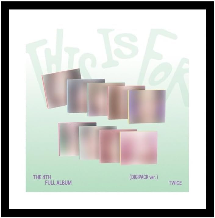 TWICE 4th Album Digipack évitez les doublons avec le set de 9 photocards