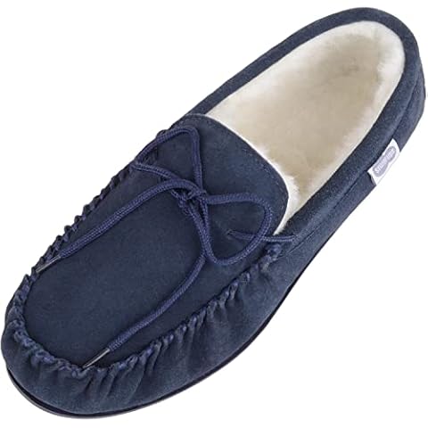 Chaussons SNUGRUGS en daim et laine Cover