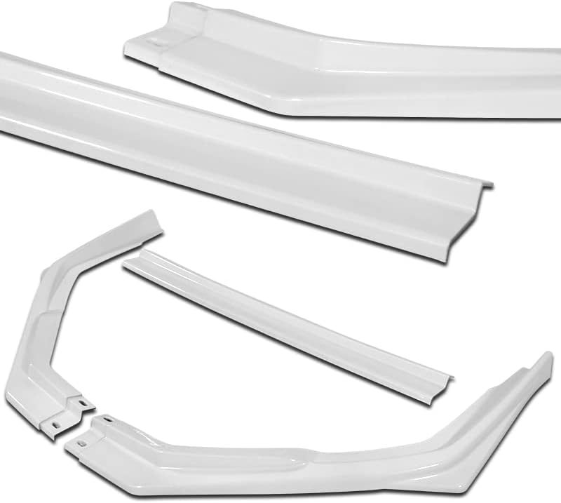 Miniatura 2 de Kit de 3 labios para parachoques delantero compatible con Subaru Impreza 2017 - 2019, alerón de protección de moldura divisora estilo ST, difusor de