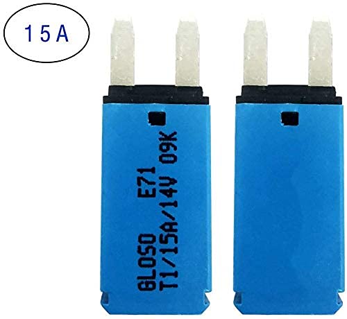 Jamgoer Dc 10 Pcs 15 Amp Auto-Reset Atm Mini Circuit Breaker （10A-30A）Blade Fuses Assortment Kit For Boat Marine Rv Yacht Battery Trailer Bus Truck #TOP2